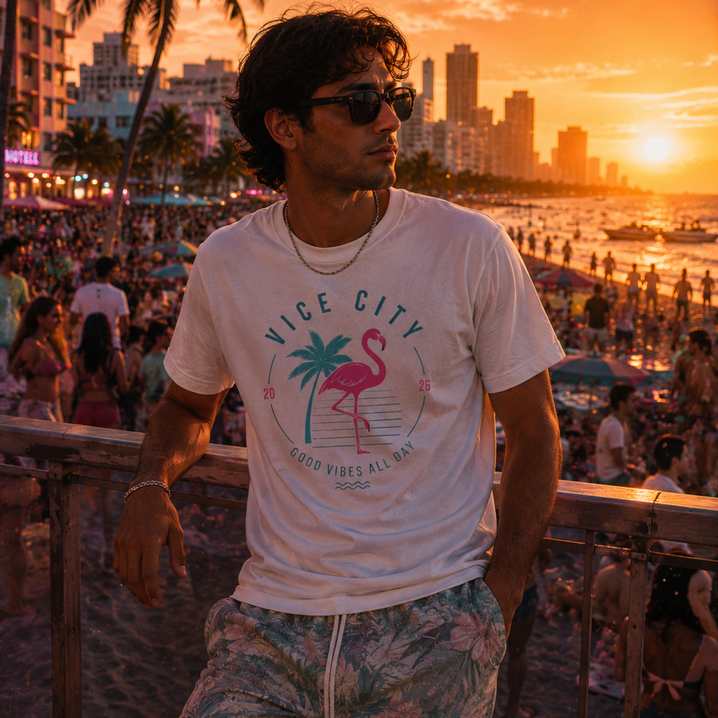 Vice City Flamingo T-Shirt