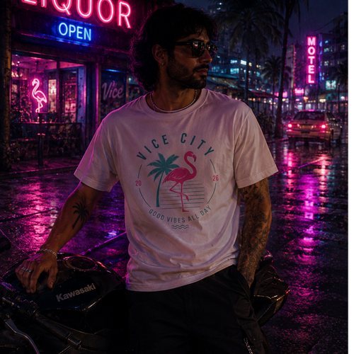 Vice City Flamingo T-Shirt