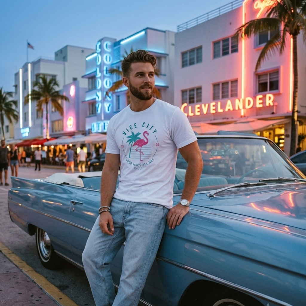 Vice City Flamingo T-Shirt