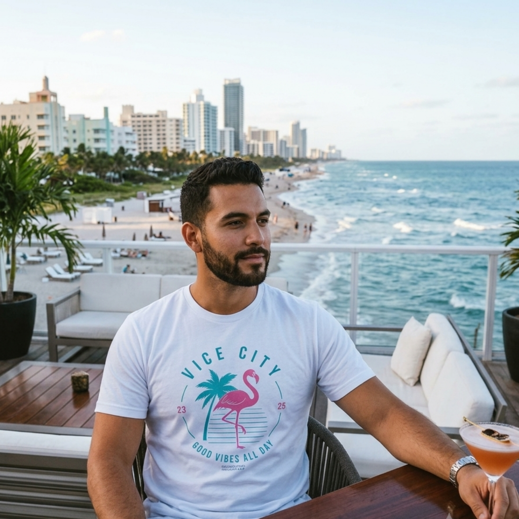 Vice City Flamingo T-Shirt